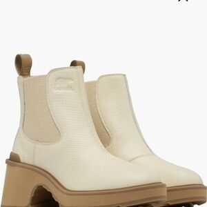 Sorel Hi- Line Waterproof Heeled Boots Caribou Bluff